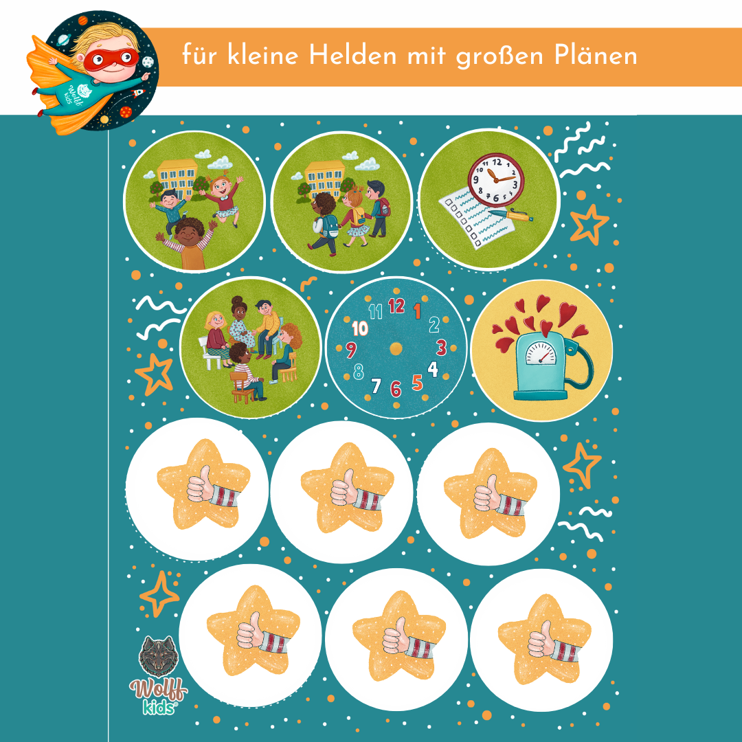 Ergänzungs-Set Schule, 4cm